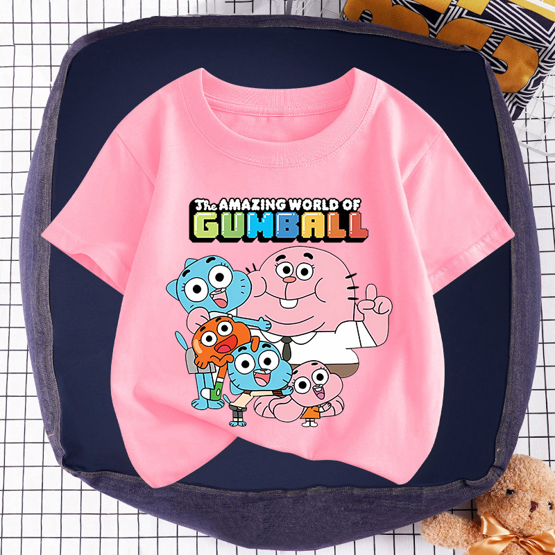 Summer Clothing Gifts - The Amazing World of Gumball Kinder-T-Shirt,