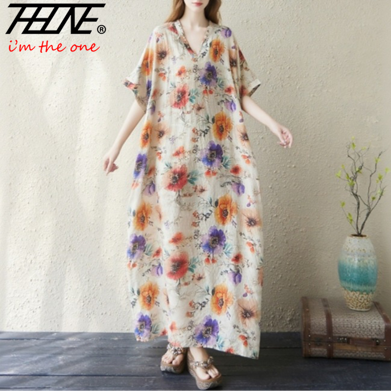 Indian Summer Vintage Clothing - Damen bekleidung indisches Kleid vestidos de