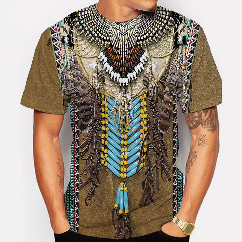 Indian Summer Vintage Clothing - Indische T-Shirts Ethnischen Stil 3D Print
