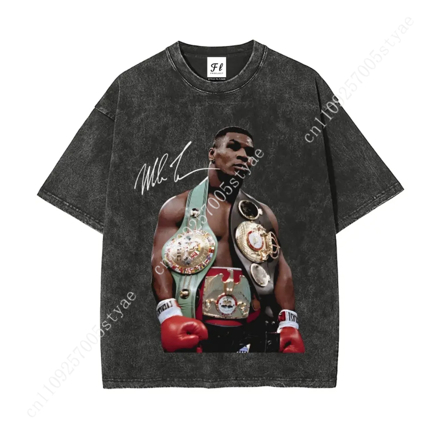 Summer Quilt - Mike Tyson T-Shirt, 90er Vintage Boxsport-Legende