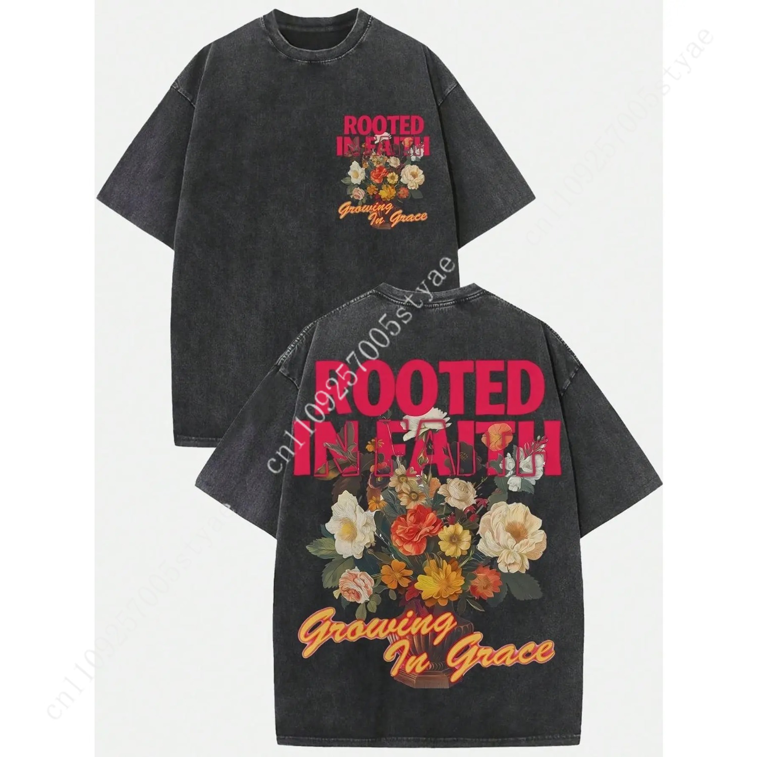 Summer Quilt - Damen Vintage Gewaschenes 230gsm Schwergewichts-T-Shirt |