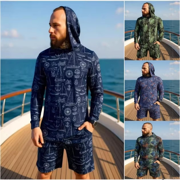 Summer Clothing Haul - 2026 Neues Tarnmuster Unisex Kapuzen-Zweiteiler Set