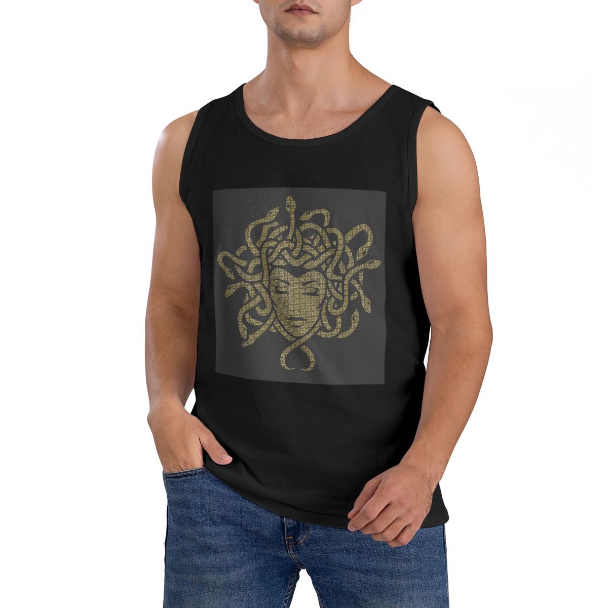 Summer Clothing For Greece - 100 % Baumwolle, antikes Griechenland, Medusa,
