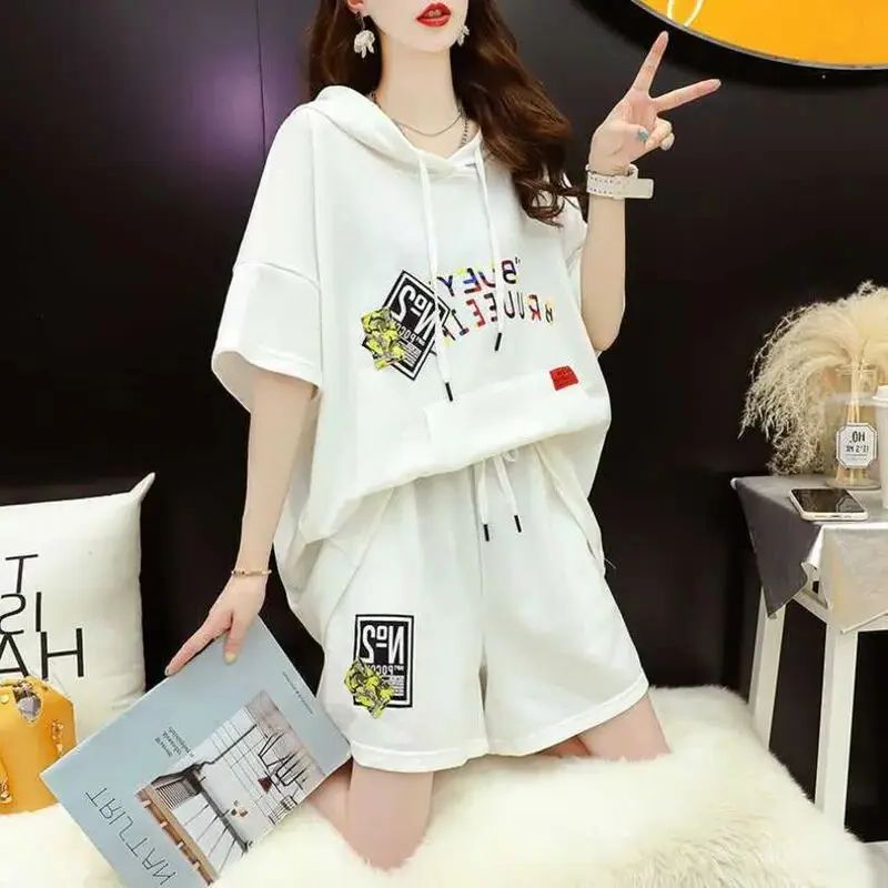Summer Clothing For 60 Year Old Woman - Damen-Freizeitanzug, 2025, Sommer, neue große Baumwolle,