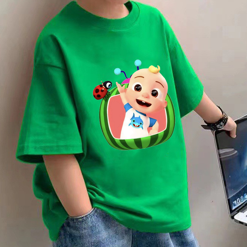 Summer Clothing Gifts - Cocomelons Baby T-Shirts Anime Baumwolle Kurzarm