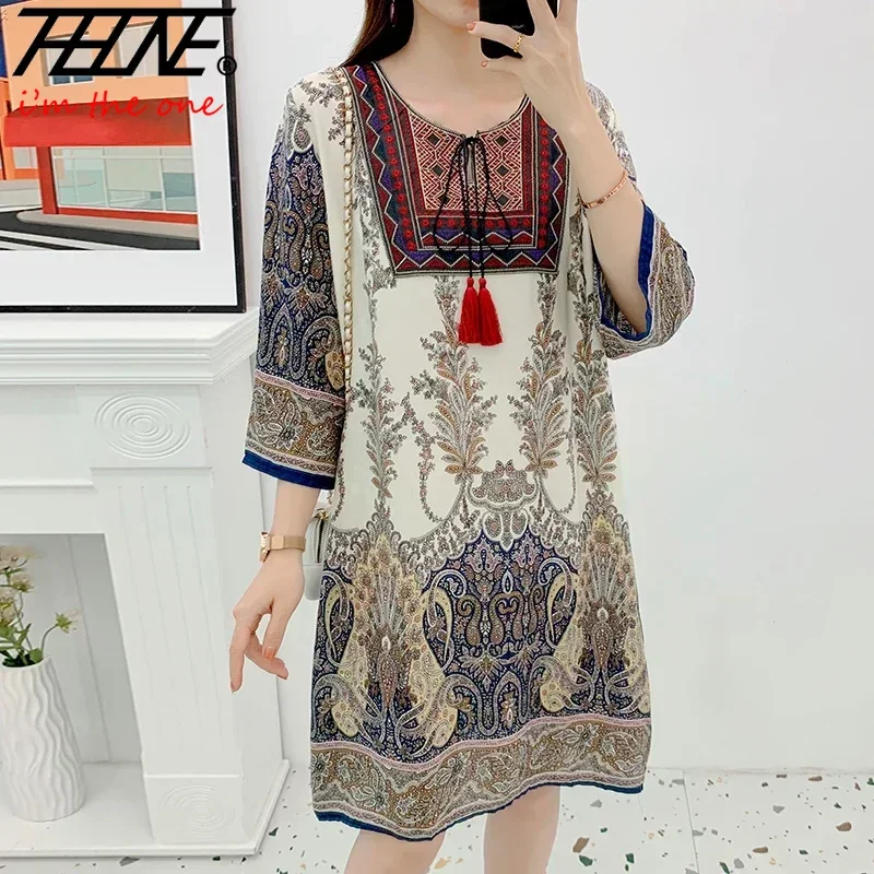 Indian Summer Vintage Clothing - Damen bekleidung Frauen indisches Kleid bereit
