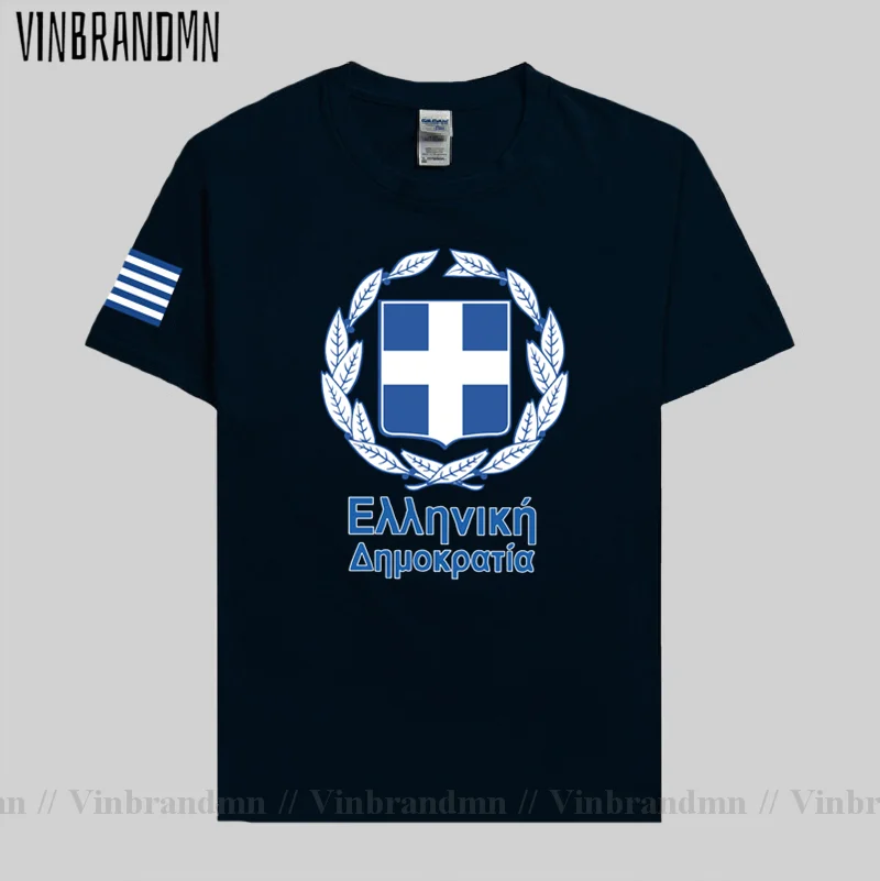 Summer Clothing For Greece - Griechenland-Männer-T-Shirt, Mode, 2021, Trikot, Nationalmannschaft, Baumwoll-T-Shirt,