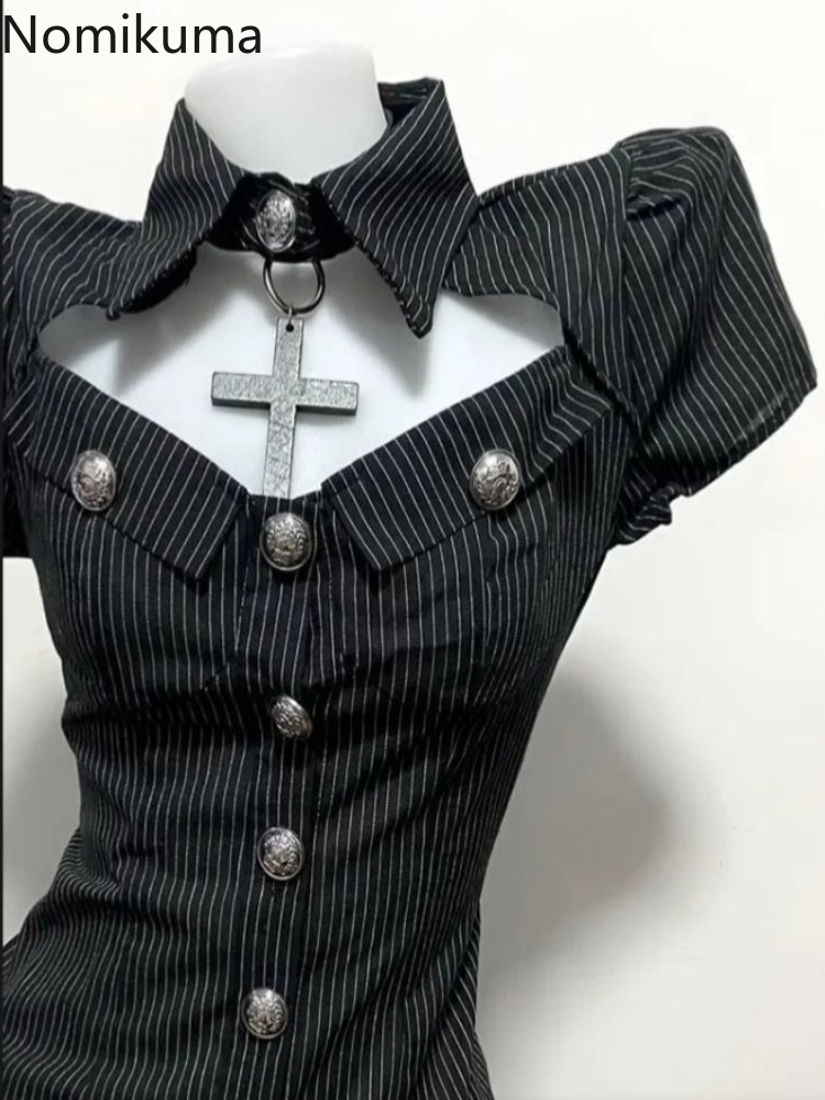 Goth Zweiteiler Damenkleidung  – Summer Goth Clothing Bewertung und Preis