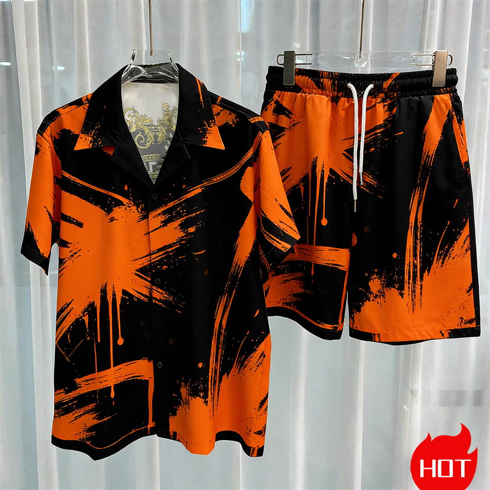 Digital bedrucktes Herren-Set, – Summer Clothing Haul Bewertung und Preis