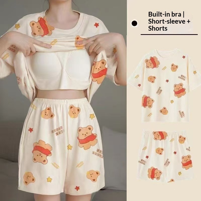 Sommer-Damen-Pyjama-Set mit Ku – Summer House Clothing Bewertung und Preis
