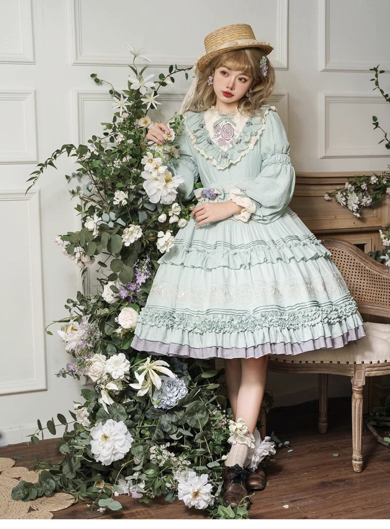 Japanisches Cos Kawaii Lolita  – Summer Victorian Clothing Bewertung und Preis
