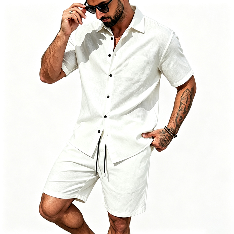 Herren Leinen Zweiteiler Kurza – Summer Clothing Haul Bewertung und Preis