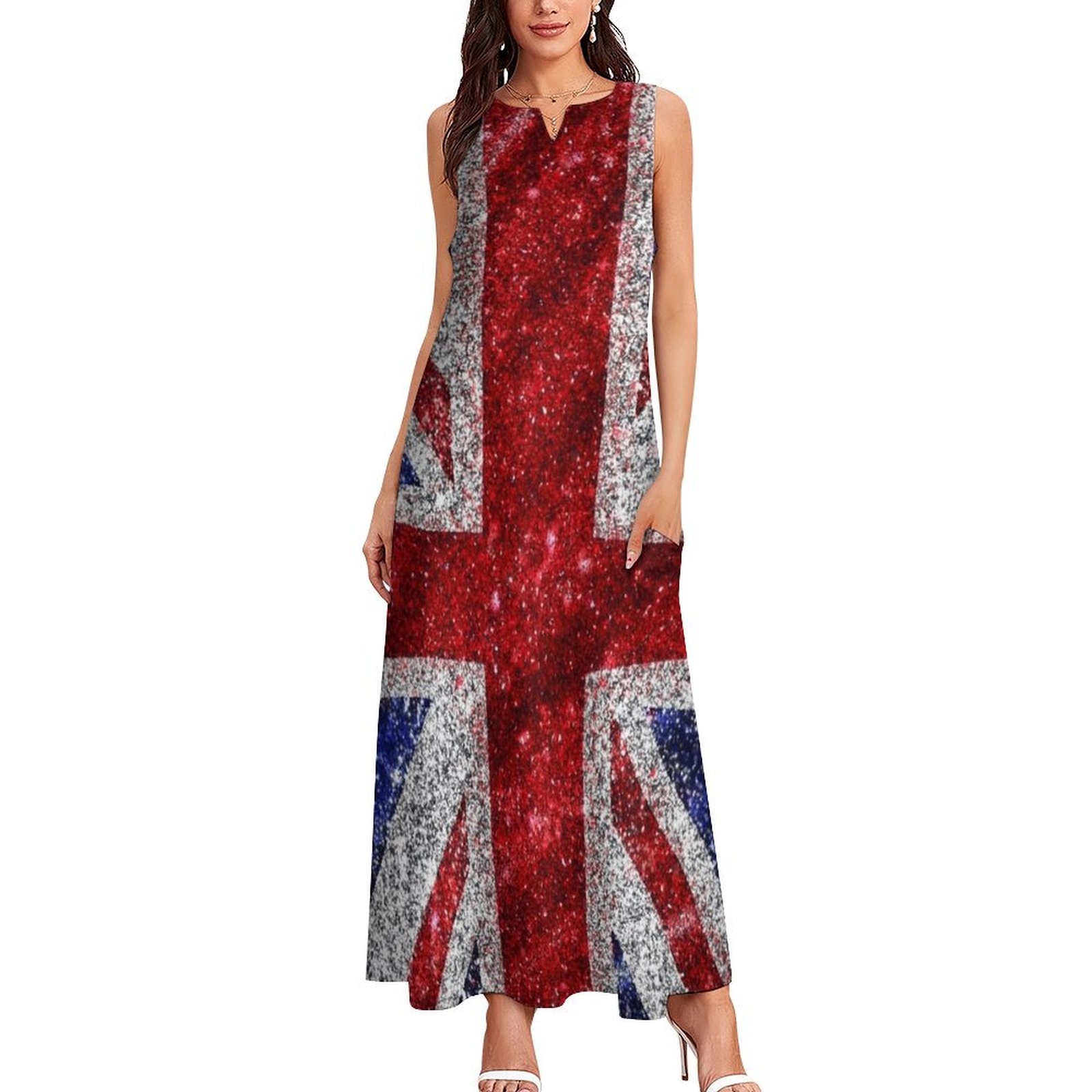 Faux Glitter Union Jack Flag U – Womens Summer Clothing Uk Bewertung und Preis