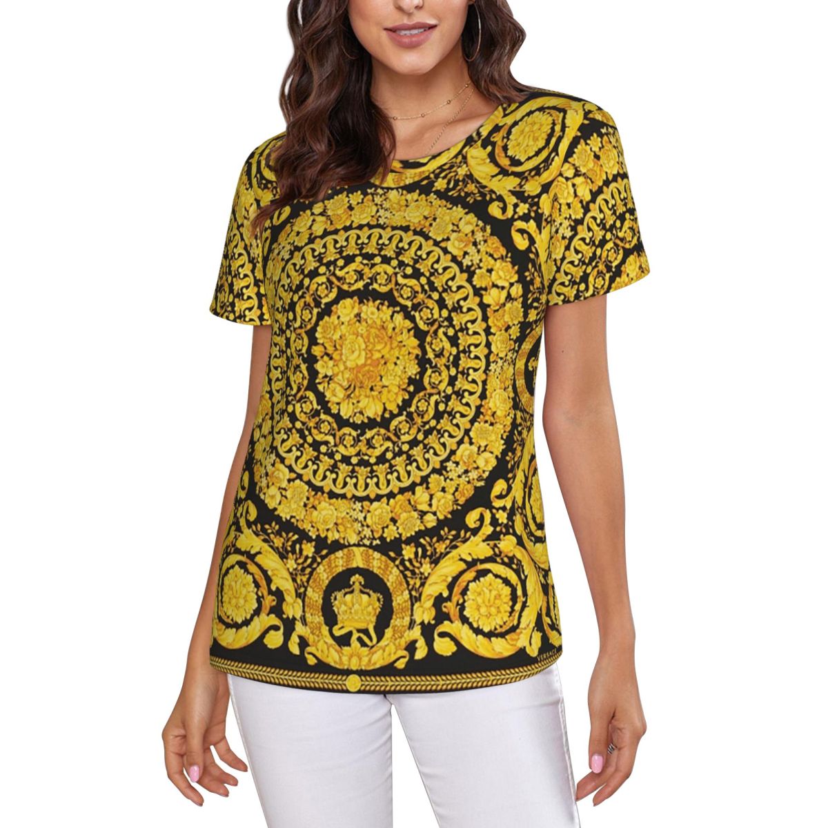 Dekoratives goldenes Medaillon – Summer Clothing For 60 Year Old Woman Bewertung und Preis