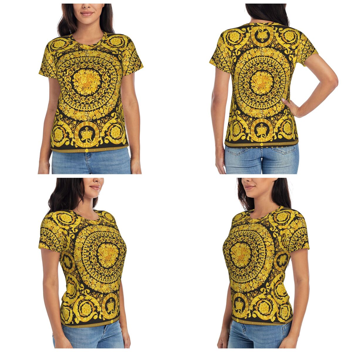 Dekoratives goldenes Medaillon – Summer Clothing For 60 Year Old Woman Bewertung und Preis