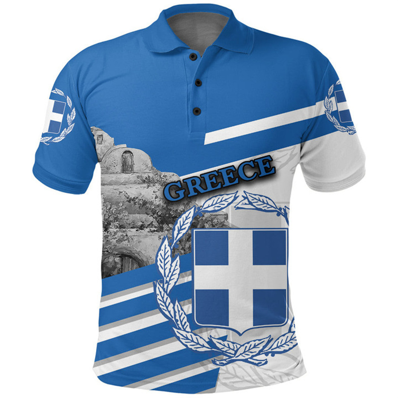 Griechenland Flagge Karte 3D-D – Summer Clothing For Greece Bewertung und Preis