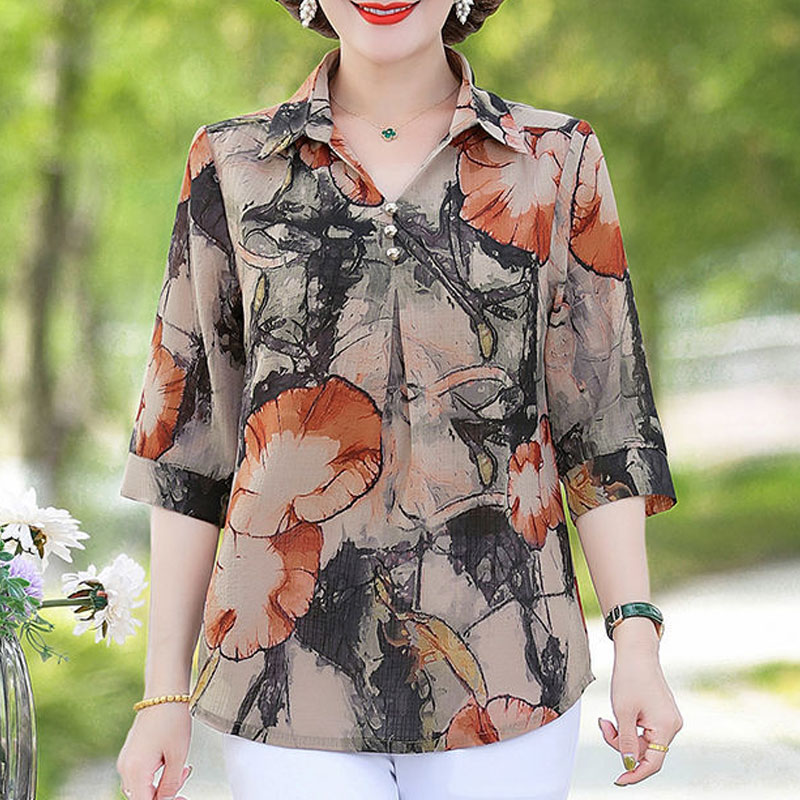 Sommer Vintage Floral Bedruckt – Summer Clothing For 60 Year Old Woman Bewertung und Preis