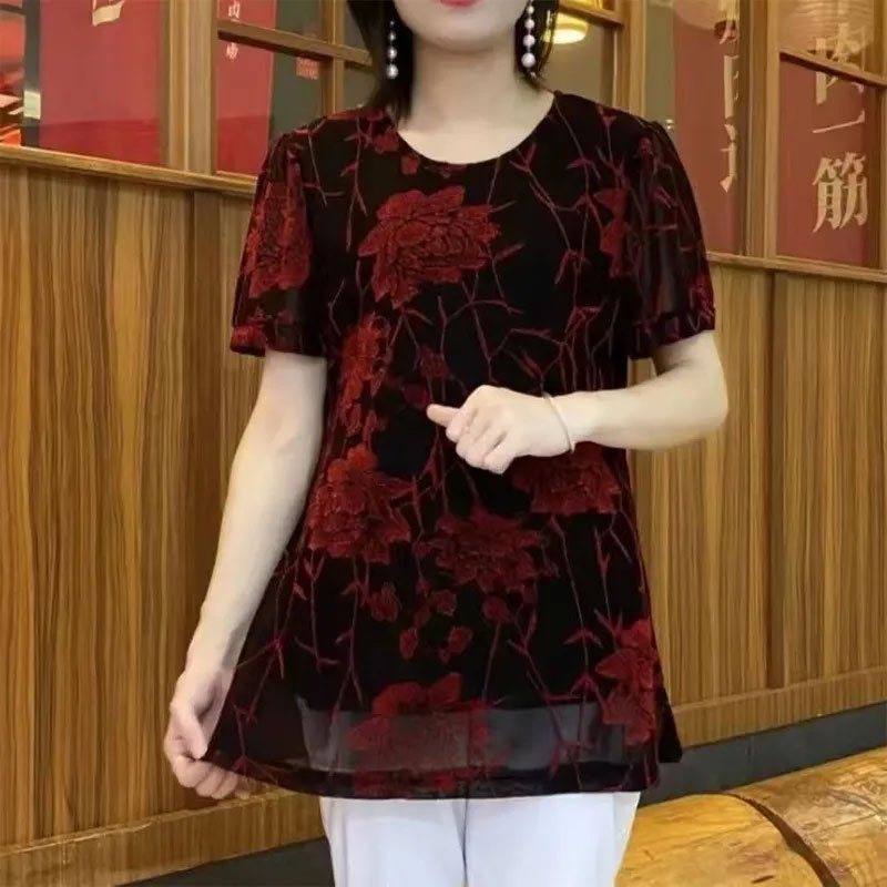 Neue florale helle Seide Gaze  – Summer Clothing For 60 Year Old Woman Bewertung und Preis
