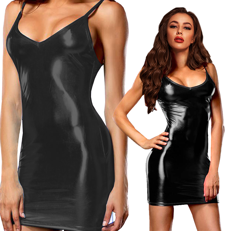 Sexy erotische heiße Pu Metall – Womens Summer Clothing Uk Bewertung und Preis