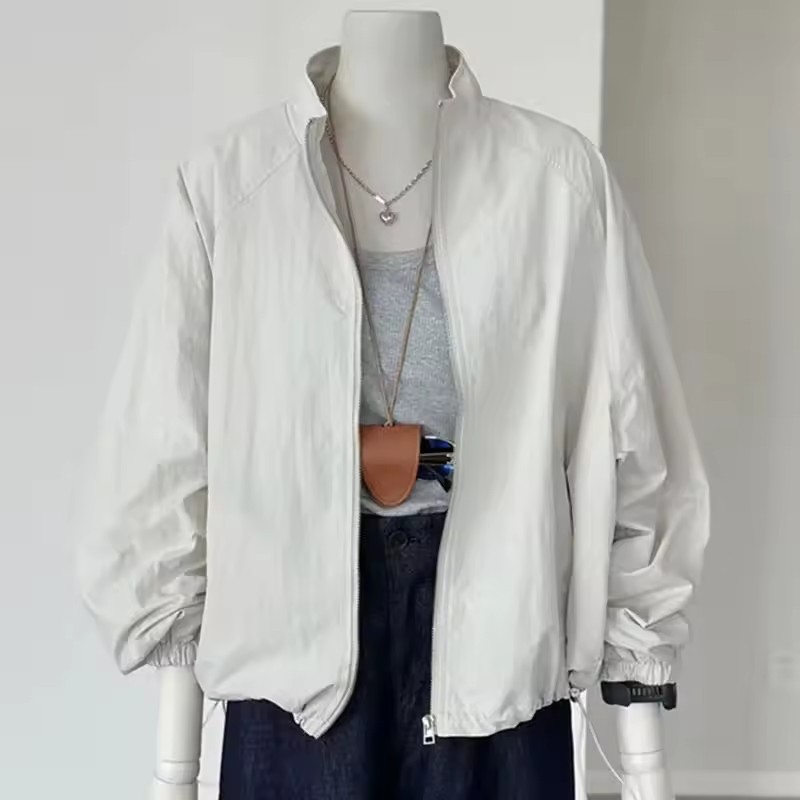 Koreanische Frauen Langarm Son – Crew Clothing Summer Jacket Bewertung und Preis