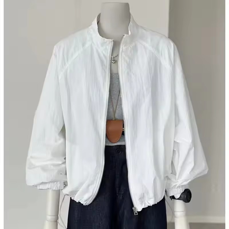 Koreanische Frauen Langarm Son – Crew Clothing Summer Jacket Bewertung und Preis