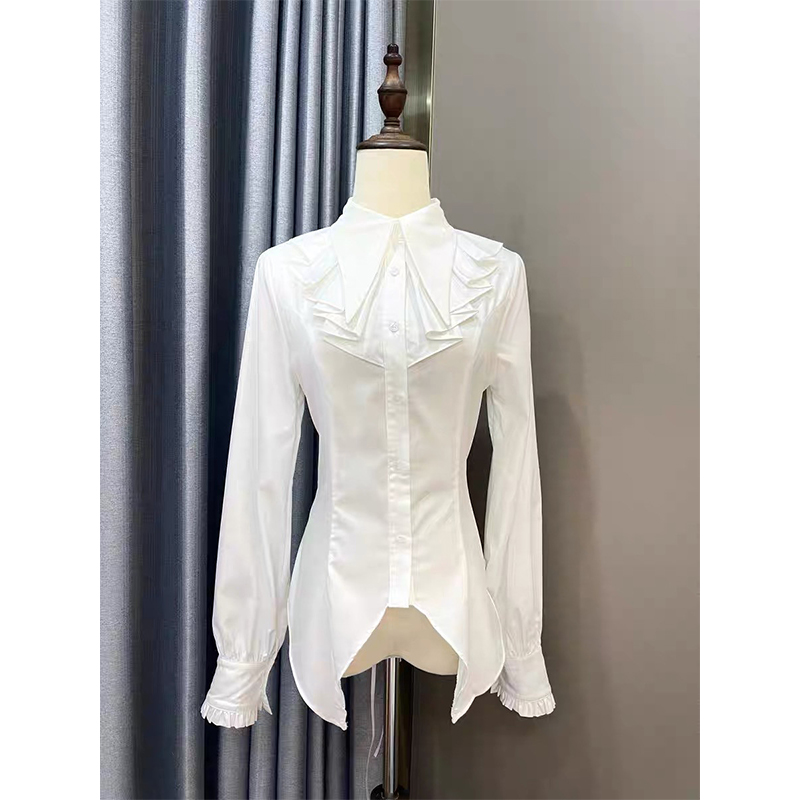 Gothic Rüschen Schwarz Shirts  – Summer Goth Clothing Bewertung und Preis