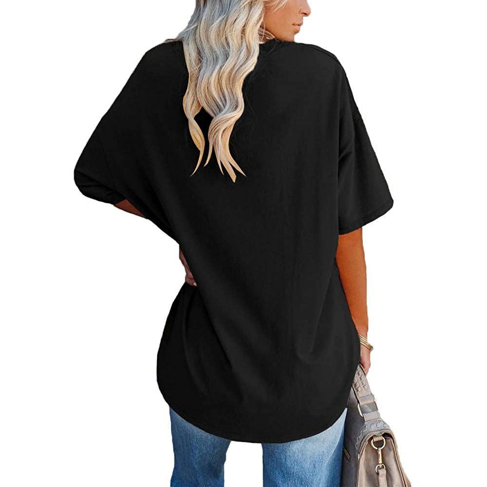 Damen-Oberteil mit lockerem V- – Summer Clothing Amazon Bewertung und Preis